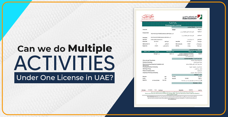 Can We Do Multiple Activities Under One License in UAE?